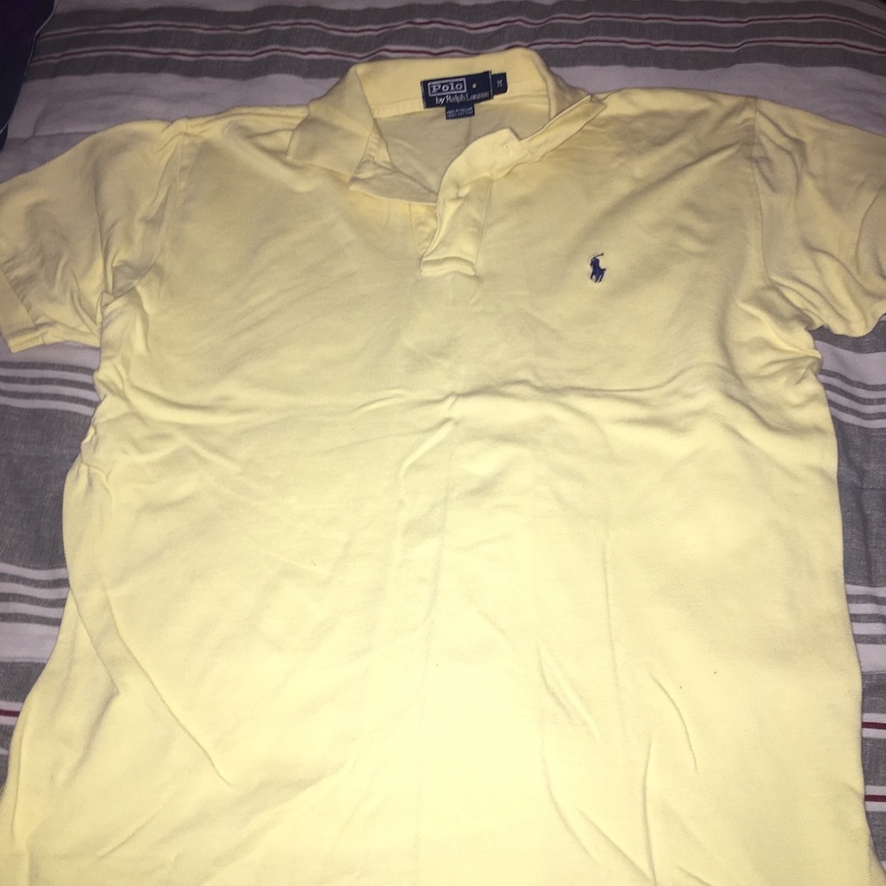 Men’s Ralph Lauren polo shirt yellow